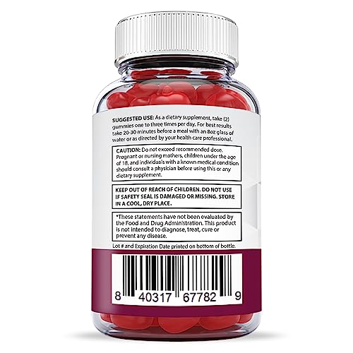 Justified Laboratories ProFast Keto ACV Gummies 1000MG Pro Fast Vegan Non GMO
