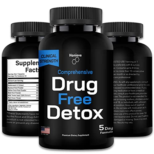 Honieve Total Body Cleanse - Cleanse Detox & Repair with Milk Thistle - 5 Day Fast & Effective