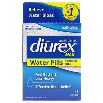 Diurex Max - Maximum Strength Caffeine-Free Diuretic Water Pills - Feel