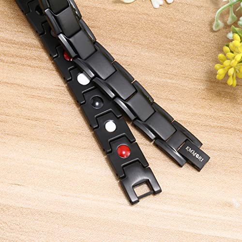 EMMORI Ultra Strength Magnetic Bracelet - 3,500 Gauss Per Magnet -Magnetic Bracelets Emmori