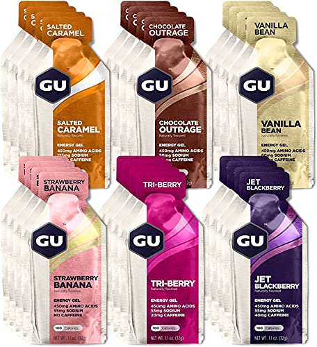 GU Energy Variety Pack, Roctance Ultra Endurance Electrolye Capsules
