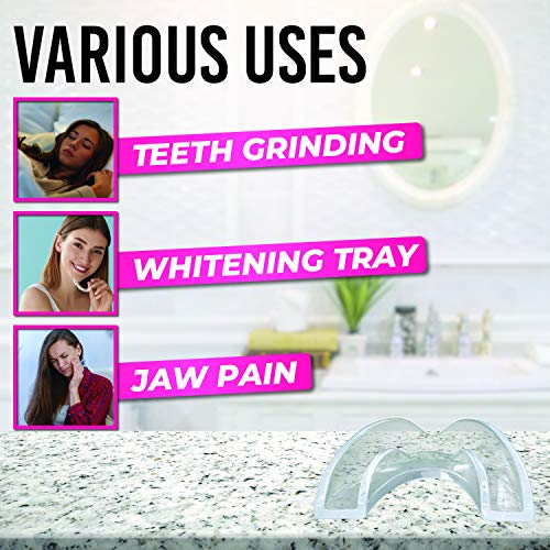 HONEYBULL Mouth Guard for Grinding Teeth [6 Pack] 1 Size for Heavy Grinding | Comfortable HoneyBull