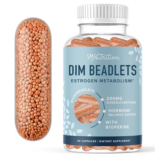 DIM Supplement 200 mg | Delayed-Release Microbeadlets | Hormone Balance for Women & Men