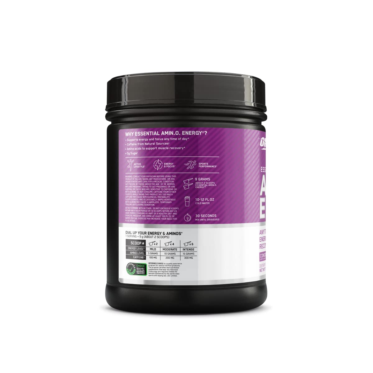 Optimum Nutrition Amino Energy - Pre Workout with Green Tea, BCAA, Amino Acids Optimum Nutrition