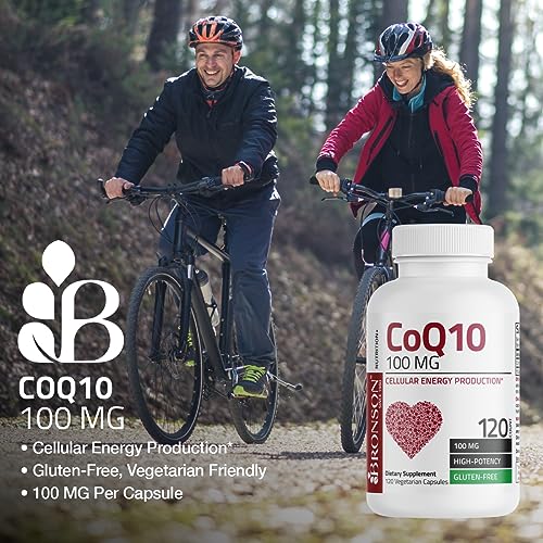 Bronson CoQ10 100 MG High Potency Cellular Energy Production, 60 Vegetarian Capsules Bronson