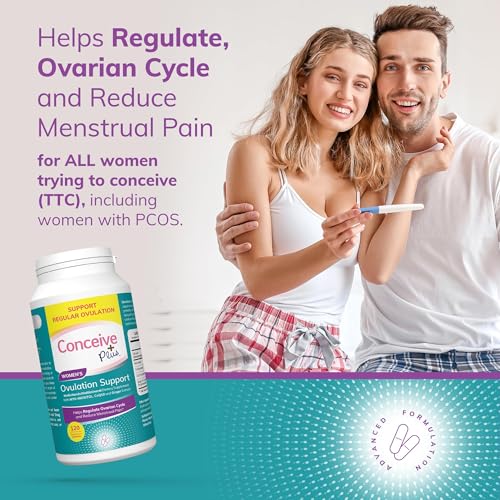 CONCEIVE PLUS Womens Ovulation Support - PCOS Supplement for Fertility CONCEIVE PLUS