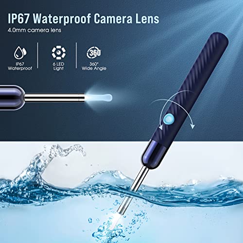 Ear Wax Removal - Earwax Remover Tool with 8 Pcs Ear Set - Ear Cleaner LEIPUT