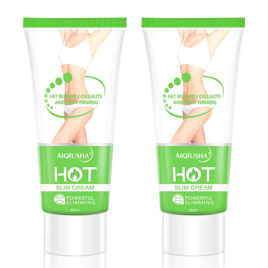 Hot Cream 2 Pack, Cellulite Slimming & Firming Cream, Body Fat Burning Massage Gel