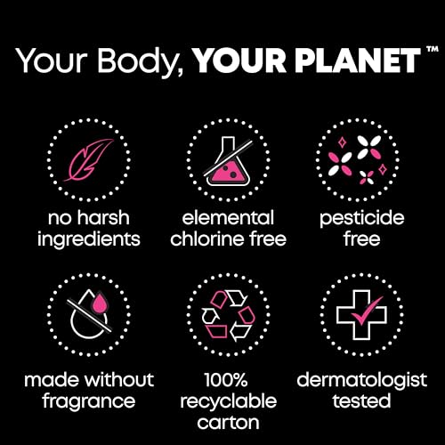 U by Kotex Balance Sized for Teens Ultra Thin Overnight Pads with Wings, 24 Count (Packaging May Vary) U by Kotex