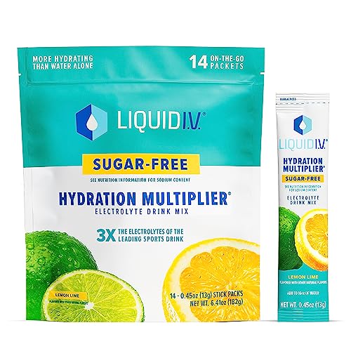 Liquid I.V. Sugar-Free Hydration Multiplier - Lemon Lime – Sugar-Free Hydration Powder