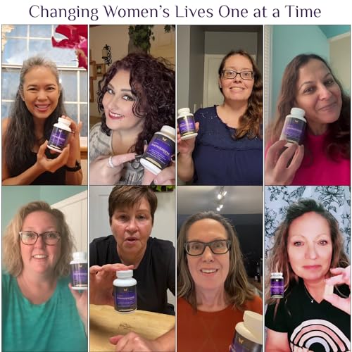 Complete Menopause Support - Natural Menopause Relief for Meno Belly Hot Flashes Night Sweats Senshi Nutrition