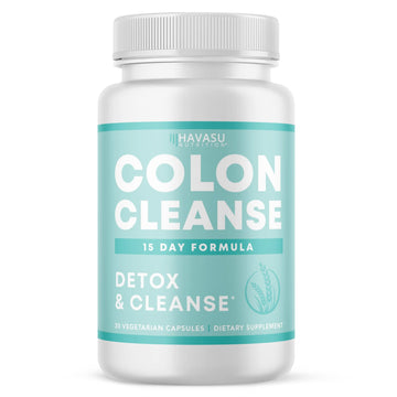 Colon Cleanse for Detox and Weight Loss | 15 Day Fast-Acting Detox Cleanse and Natural 