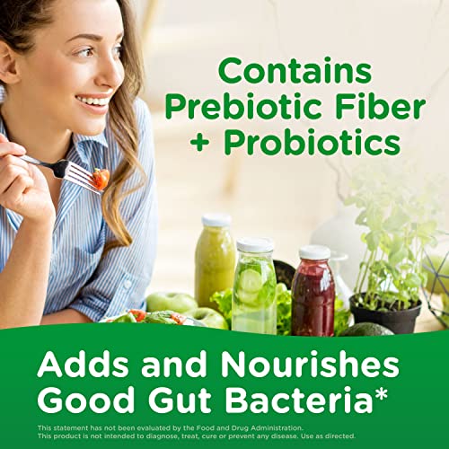 Benefiber Advanced Digestive Health Prebiotic Fiber Supplement Powder with Probiotics Benefiber