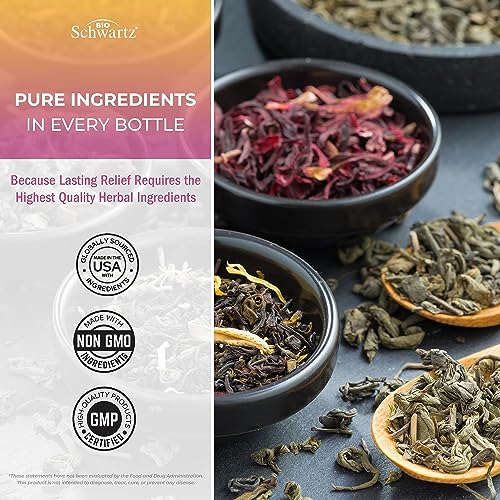 Herbal Menopause Relief for Women - Menopause Support for Mood & Hormone Balance BioSchwartz