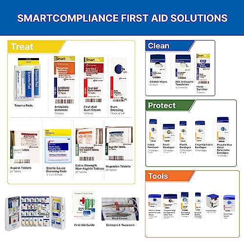 First Aid Only 1000-FAE-0103 50-Person SmartCompliance OSHA First Aid Kit