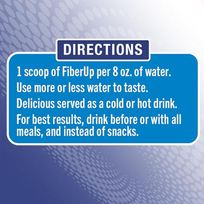 FIBER UP, Delicious Prebiotic Soluble Fiber Supplement, Very Berry Tea, 45 Servings.