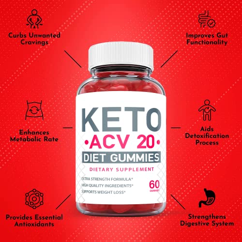 Keto ACV 20 Gummies - Keto ACV 20 Gummies, Keto ACV 20 Ketosis Gummies with Apple