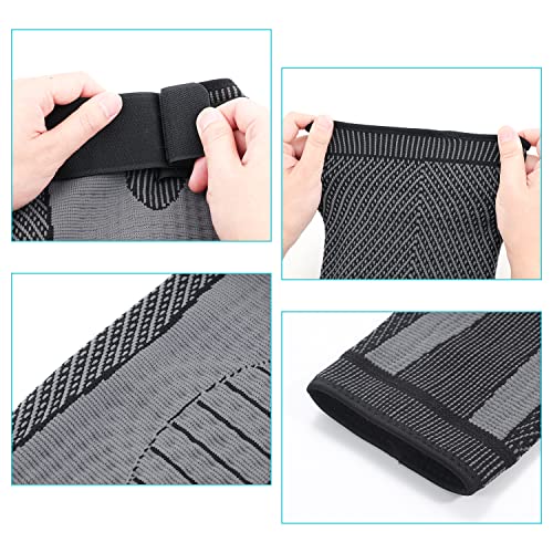 DAFUZ Tourmaline Acupressure self-Heating Shaping Knee Sleeve, Mugwort Acupressure DAFUZ