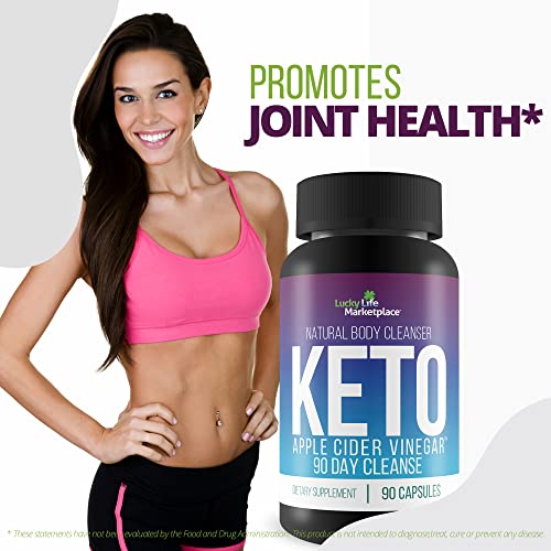3X Keto Apple Cider Vinegar 90 Day Cleanse - Promote Health & Wellness - Flush Waste