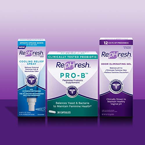 Rephresh Pro-B Probiotic Supplement for Women, 30 Oral Capsules (Pack of 2) Rephresh