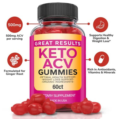 Great Results Keto Gummies - Great Results Keto ACV Gummies with Apple Cider Vinegar