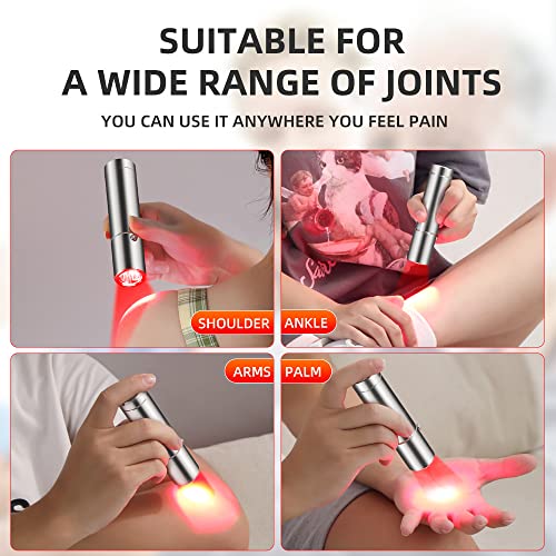 Infrared Light Therapy Wand for Powerful Infrared Light Therapy Red Light，grey-sdt-11
