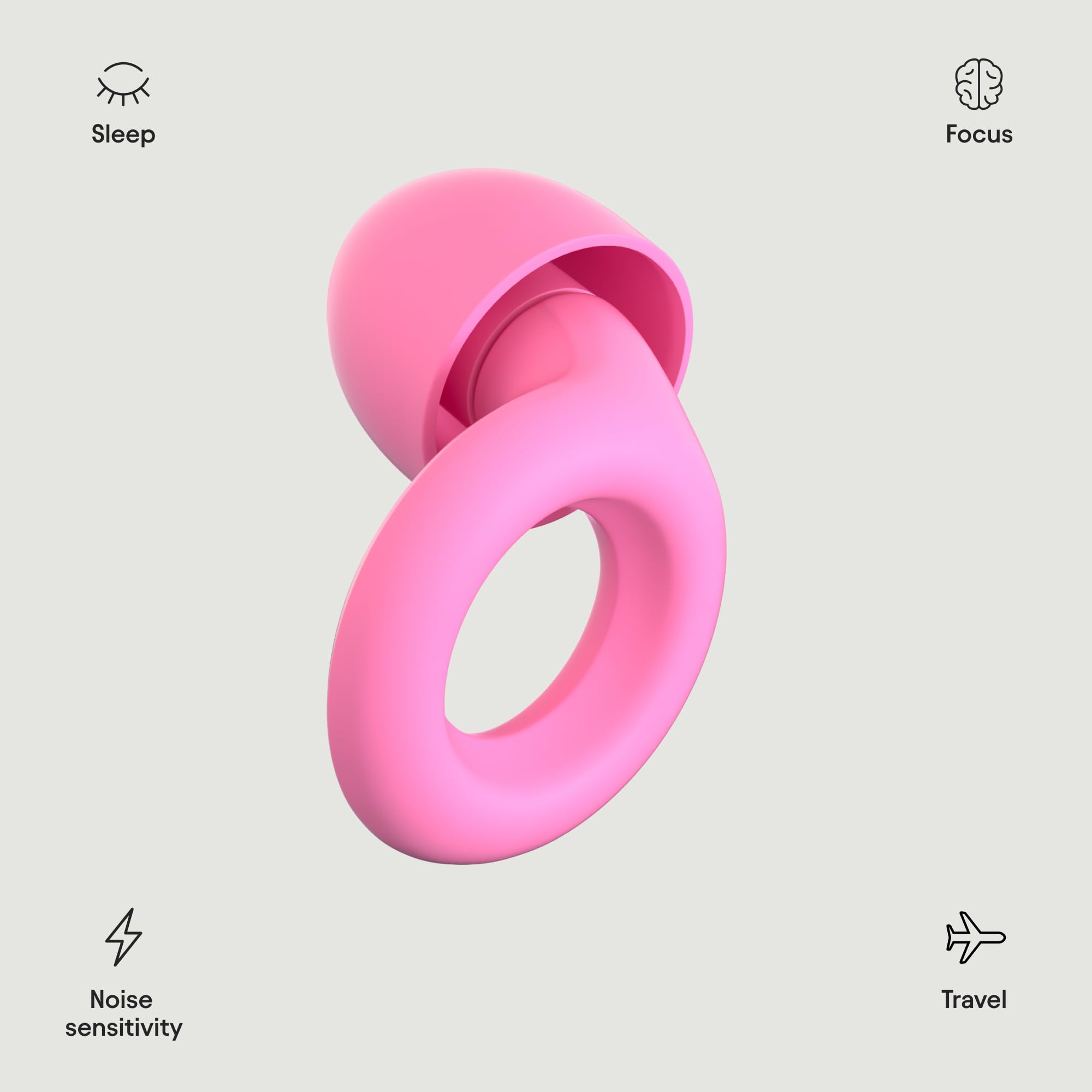 Loop Quiet Equinox Earplugs – Reusable Noise-Reducing Earplugs | Colourful Hearing Loop