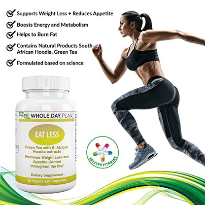 The WHOLE DAY Plan EAT Less - Weight Loss Pills for Women and Men That Works Fast