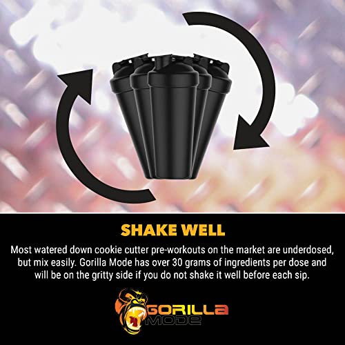 Gorilla Mode Pre Workout - Massive Pumps · Laser Focus · Energy · Power - L-Citrulline