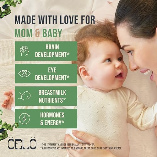 Orlo PRENATAL DHA - Prenatal DHA Omega 3 Supplement - Triple Strength Omega3s Orlo