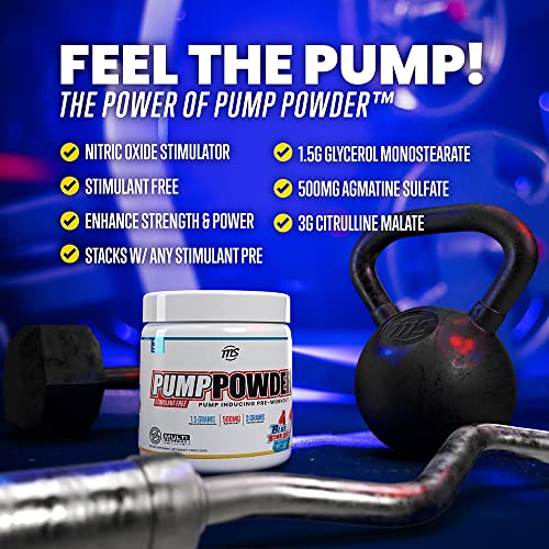MAN Sports Pump Powder Blue Bombsicle - Stimulant Free Pre Workout Drink, Best for Preworkout - Energy Pump Powder for Men and Women, Help Fuel Your Workout (30 Days Supply)