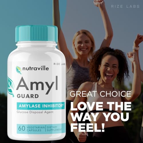 rize labs (2 Pack Nutraville Amyl Guard Dietary Supplement, Nutraville Amyl Guard Weight rize labs