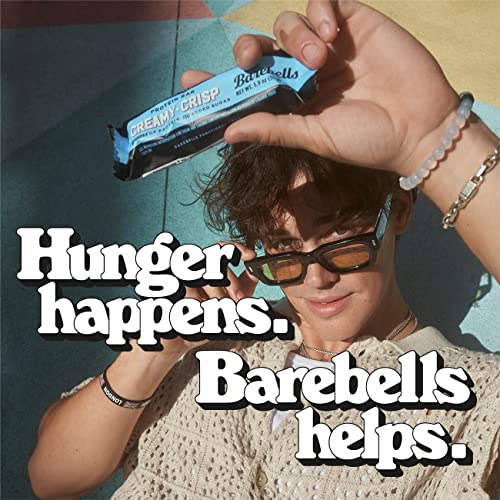 Barebells Protein Snacks Bars Creamy Crisp - 12 Count, 1.9oz Bars 55g of High Protein BAREBELLS