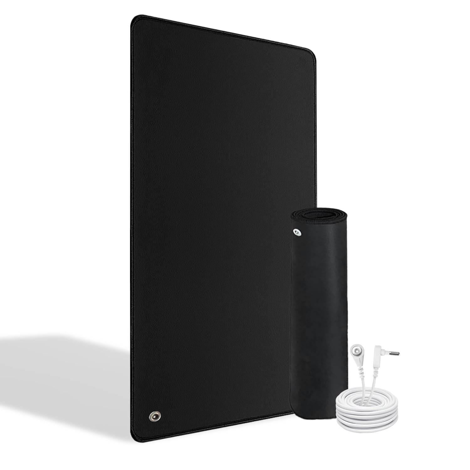 XINHUSU Grounding Mat 11.8"x23.6" Grounding Pad with 15ft Grounding Cord Grounding Mat