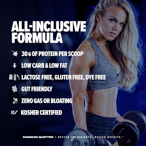 Magnum Nutraceuticals Quattro -, Toasted Cinnamon Cereal ,2lb - May Support Muscle Growth & Recovery