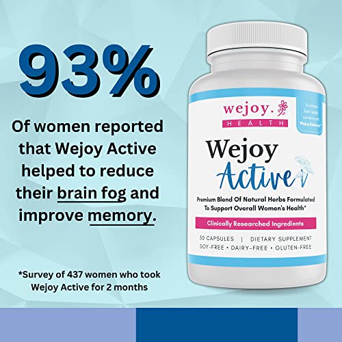 WEJOY. Active - Helps With Brain Fog, Joint Pain, Memory, Immunity And Clarity, Menopause Supplements WEJOY.