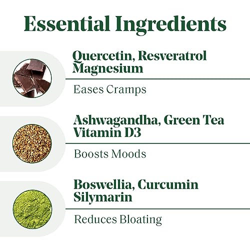 PMS & Period Relief - Menstrual Cramp Relief: No More Period Cramps, Mood Swings, or Bloating Semaine