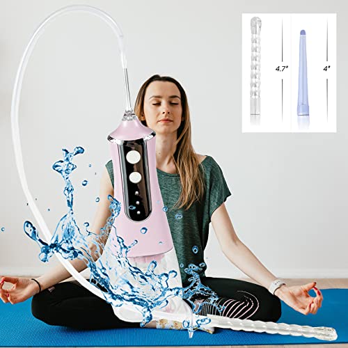 JZCXword Automatic Electric Enema Bulb with 3 Enemas Tip & 3 Mode 19.7in Silicone Tubing Anal JZCXword