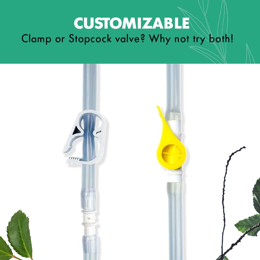 Mikacare Enema Bag Kit Clear Non-Toxic Silicone. for Coffee and Enema Kit for Colon Cleansing - Enema Detox Mikacare