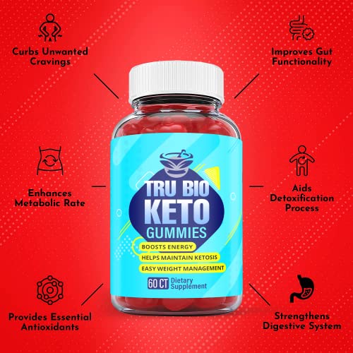 Ark Labs Tru Bio Keto Gummies, Tru Bio Keto ACV Gummies (2 Pack) Ark Labs