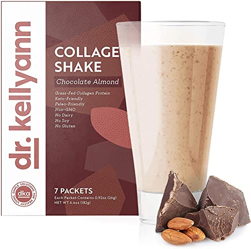 Dr. Kellyann Keto Chocolate Almond Shakes - 100% Grass Fed Collagen Protein by Bone Dr. Kellyann