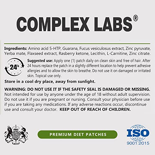 Herbal Patches - 100% Natural - Easy to Use - Wellness - for Men and Women - Super Discreet Complex Labs
