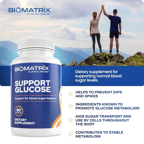 BioMatrix Blood Sugar Support Supplement w/Cinnamon, Gymnema, Lipoic Acid, Vanadyl BioMatrix