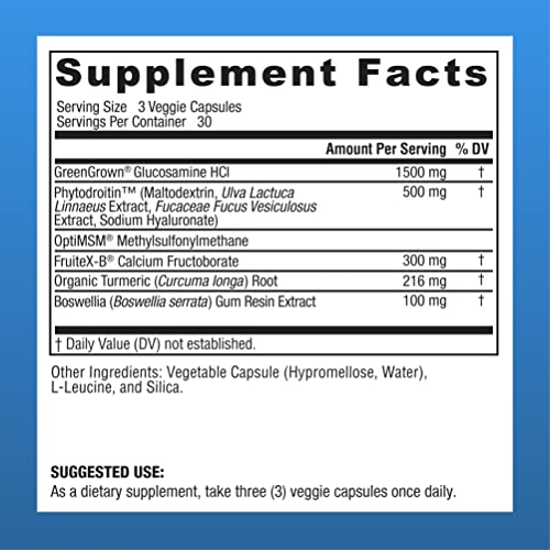 Physician's CHOICE Glucosamine Chondroitin MSM - Phytodroitin Plant-Based Chondroitin Physician's CHOICE
