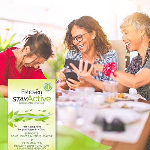 Estroven Stay Active, Fast-Acting Joint Support in Less Than 7 Days for During and After Menopause Estroven