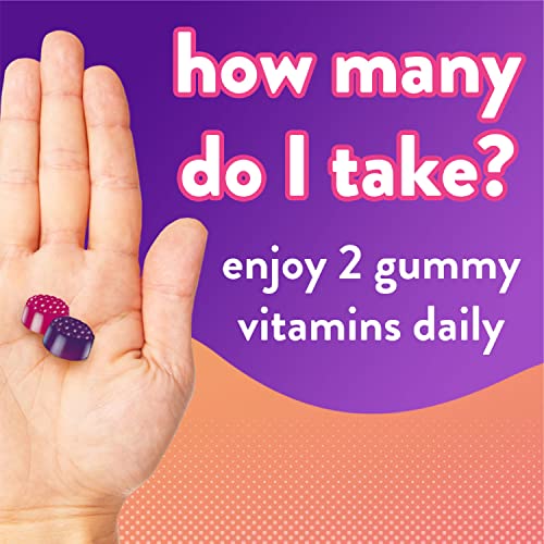Vitafusion Womens Multivitamin Gummies, Berry Flavored Daily Vitamins for Women With Vitamins Vitafusion