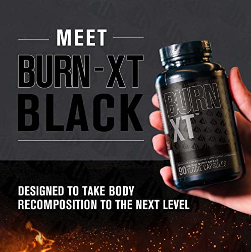 Burn XT Black Thermogenic Fat Burner - Weight Loss Supplement, Appetite Suppressant Jacked Factory