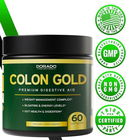 Colon Cleanse and Gut Detox for Weight Management & Digestive Support - Cascara Sagraoda