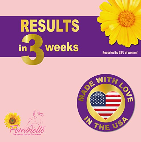 Menopause Supplement for Women FEMINELLE Original Formula - 1 Month Supply Fast PMS & Menopause Relief